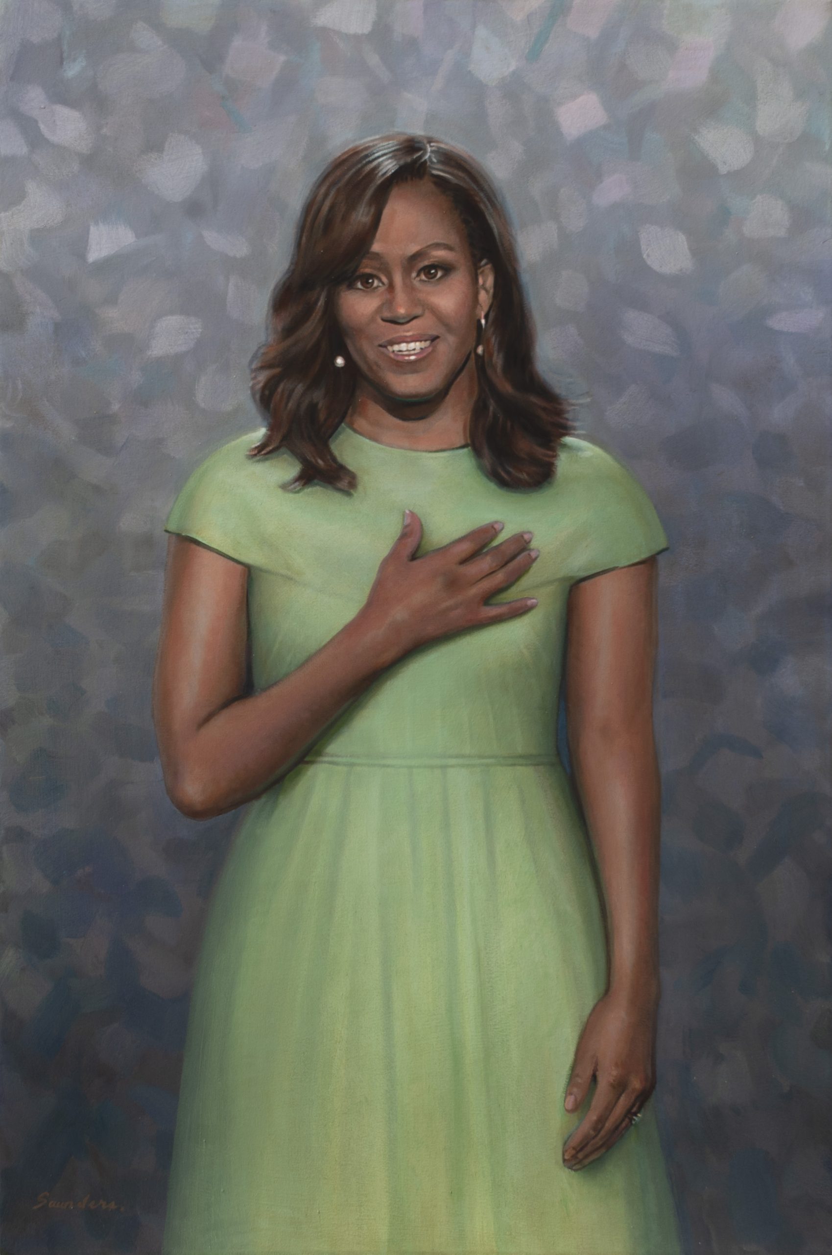 Michelle Obama L’1991, HCNY Art By David Saunders